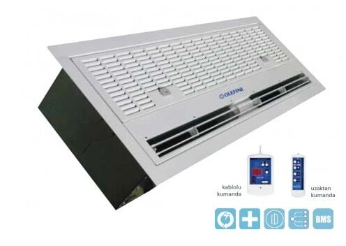 Olefini Ankastre Tip Isıtıcılı Hava Perdesi