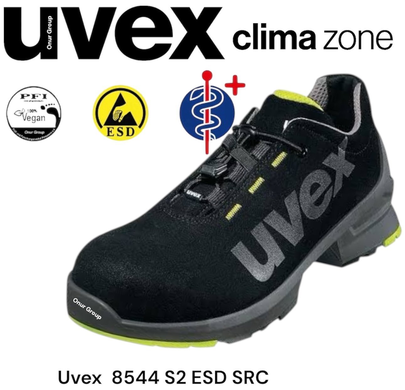 Uvex 8544 S2 ESD SRC İş Güvenliği Ayakkabısı