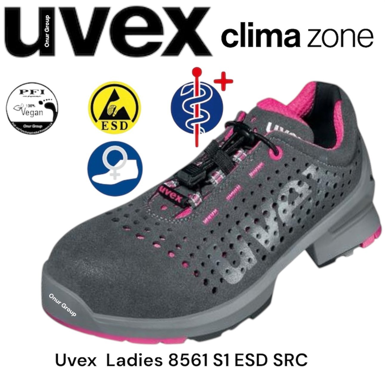 Uvex Ladies 8561 S1 ESD SRC