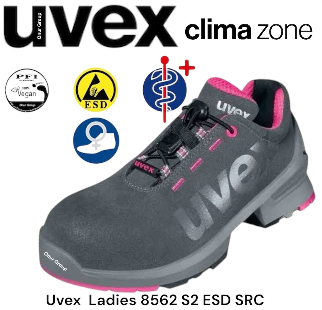 Uvex Ladies 8562 S2 ESD SRC