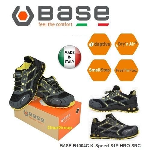 Base B1004C K-SPEED S1P HRO SRC 43 Numara İş Güvenliği Ayakkabısı 