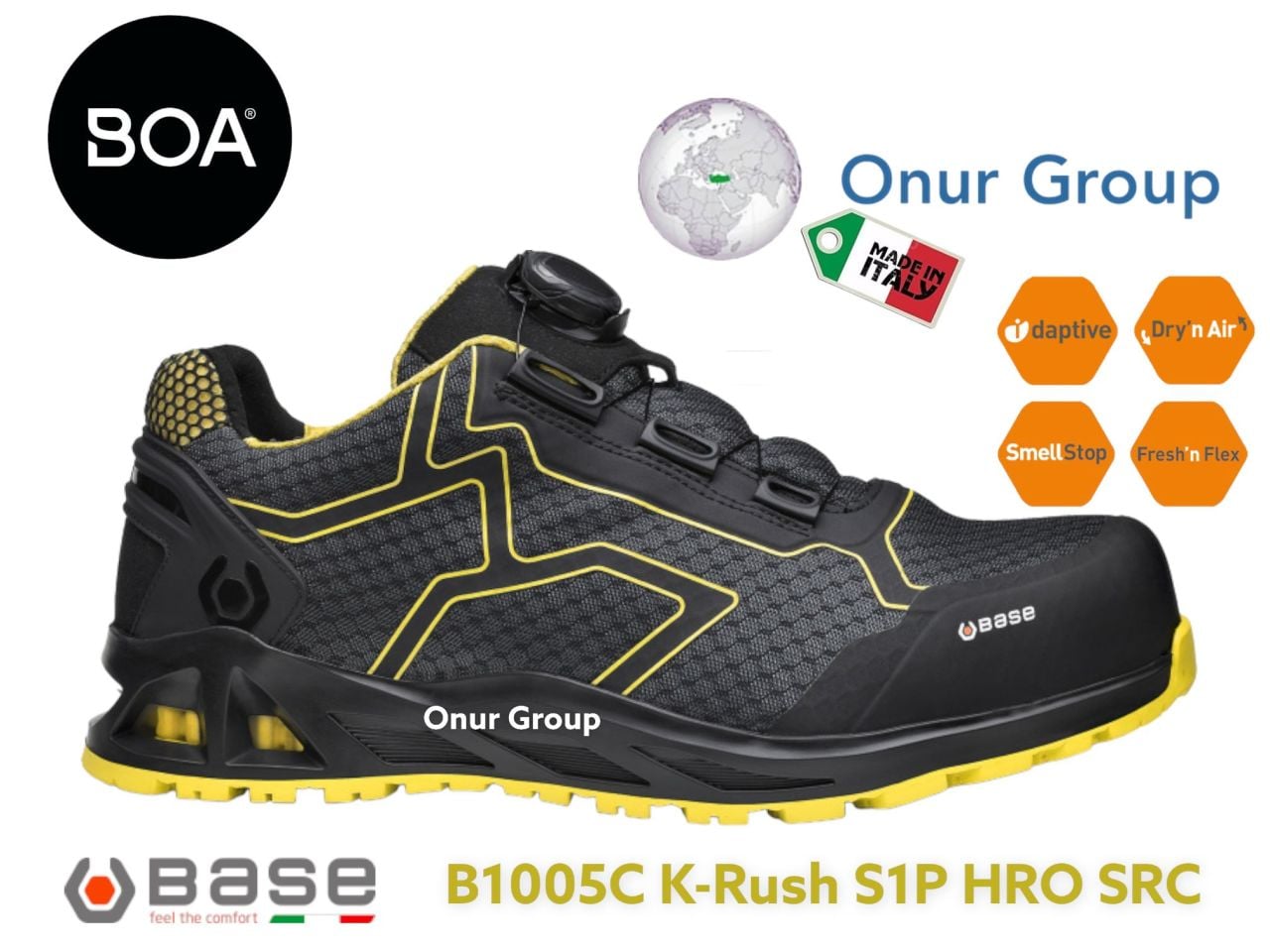 Base B1005C K-Rush S1P HRO SRC İş Ayakkabısı