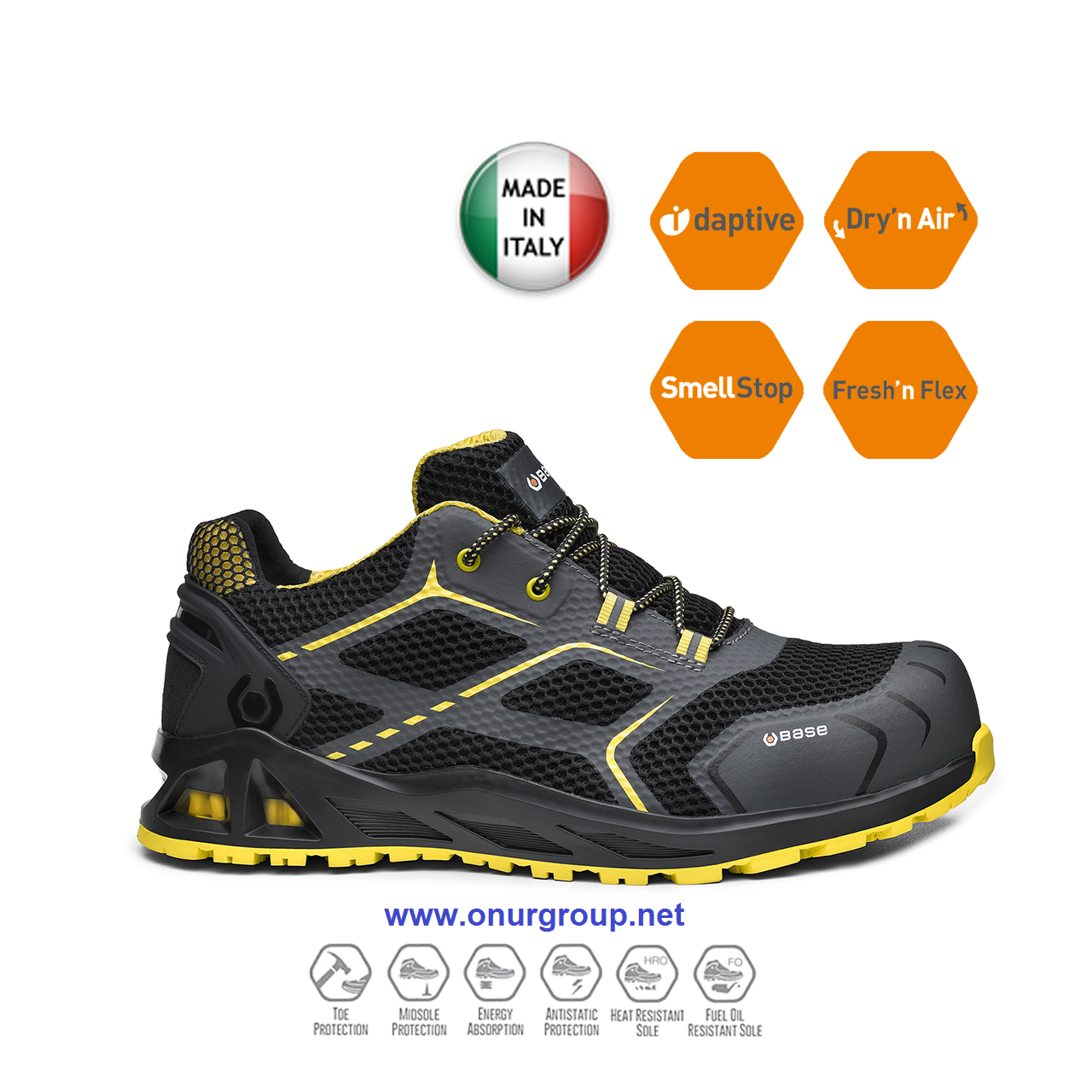 Base B1004C K-Speed S1P HRO SRC 45 Numara İş Güvenliği Ayakkabısı 