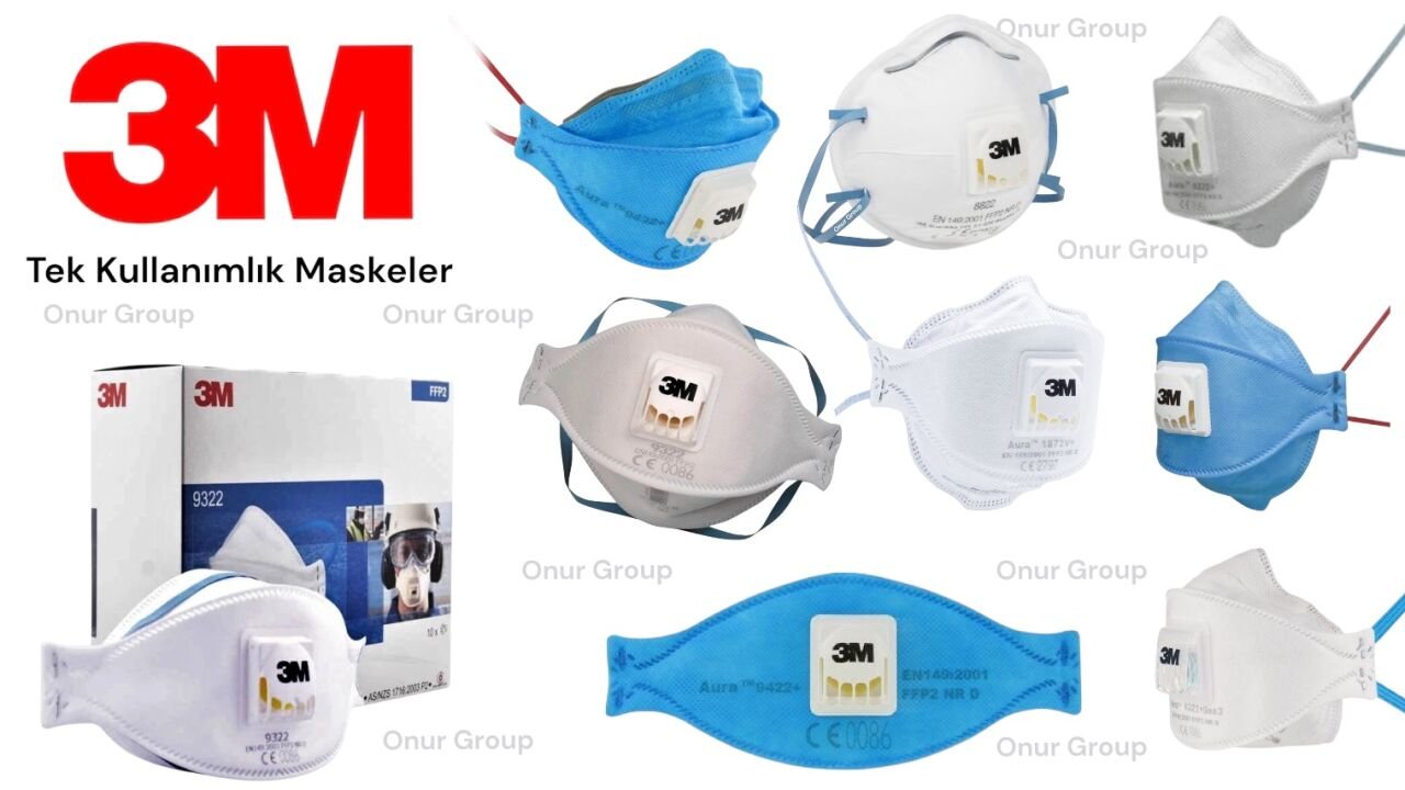 3M Tek Kullanımlık Maskeler