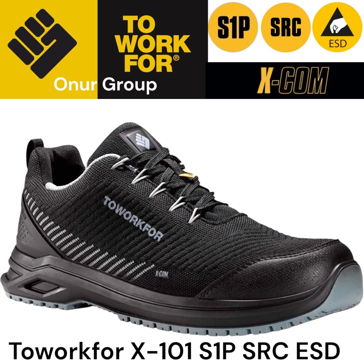 Toworkfor X-101 S1P SRC ESD İş Güvenliği Ayakkabısı
