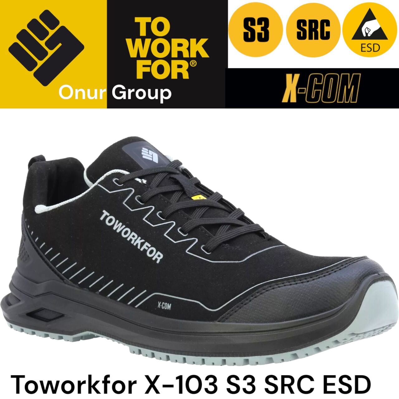Toworkfor X-103 S3 SRC ESD İş Ayakkabısı