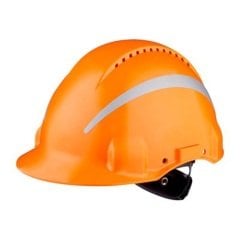 3M™ G3000NUV-OR-R Havalandırmalı Vidalı Turuncu Baret