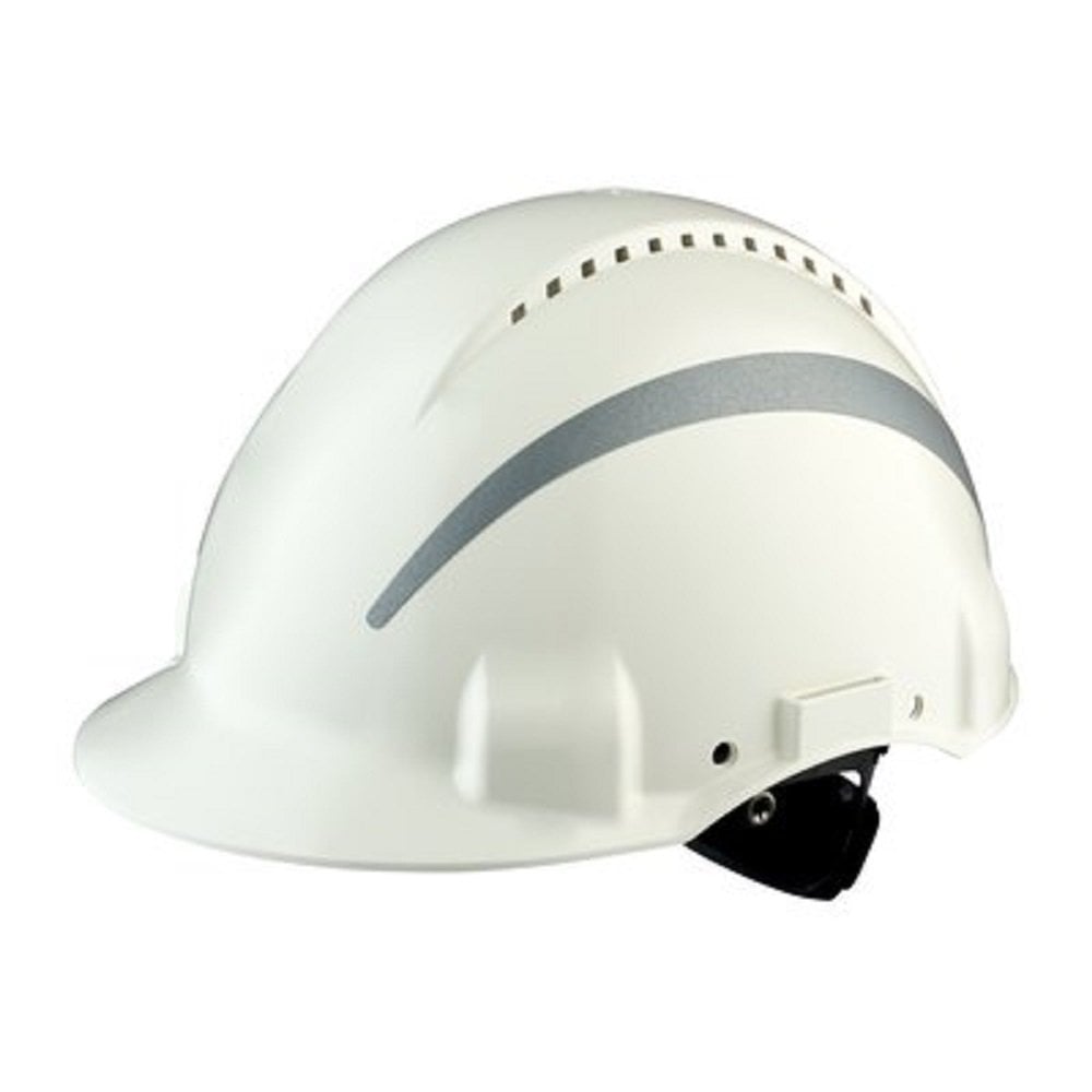3M™ G3000NUV-R-VI Havalandırmalı Vidalı Beyaz Baret