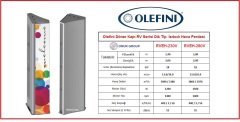Olefini RVEH-230V Döner Kapı RV Seri Dik Tip Elektrikli Isıtıcılı Hava Perdesi