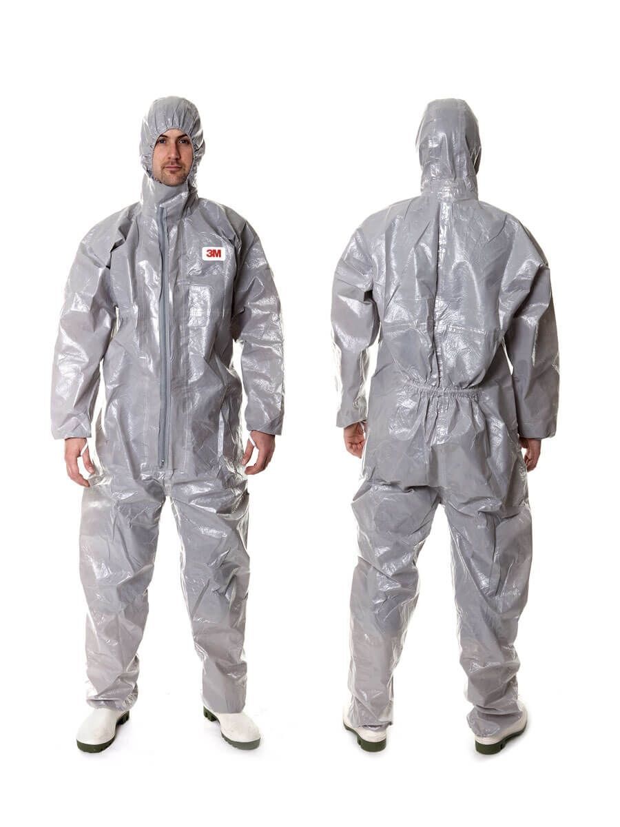 3M 4570 Kimyasal Koruyucu Tulum Gri Tip 3