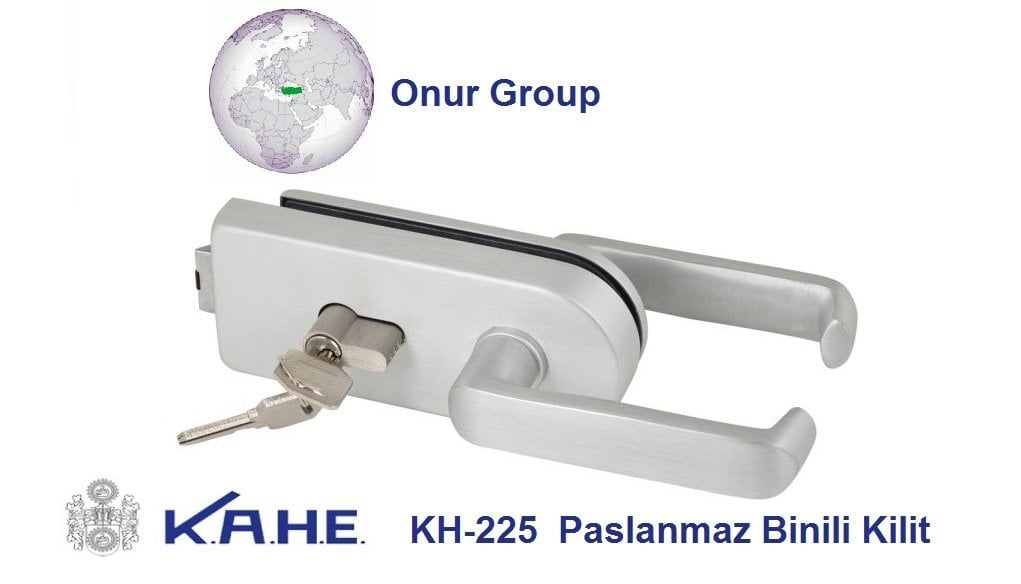 KAHE KH-B225 Paslanmaz Binili Kilit