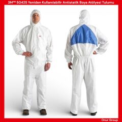3M™ 50425 Yeniden Kullanılabilir  Antistatik Boya Atölyesi Tulumu