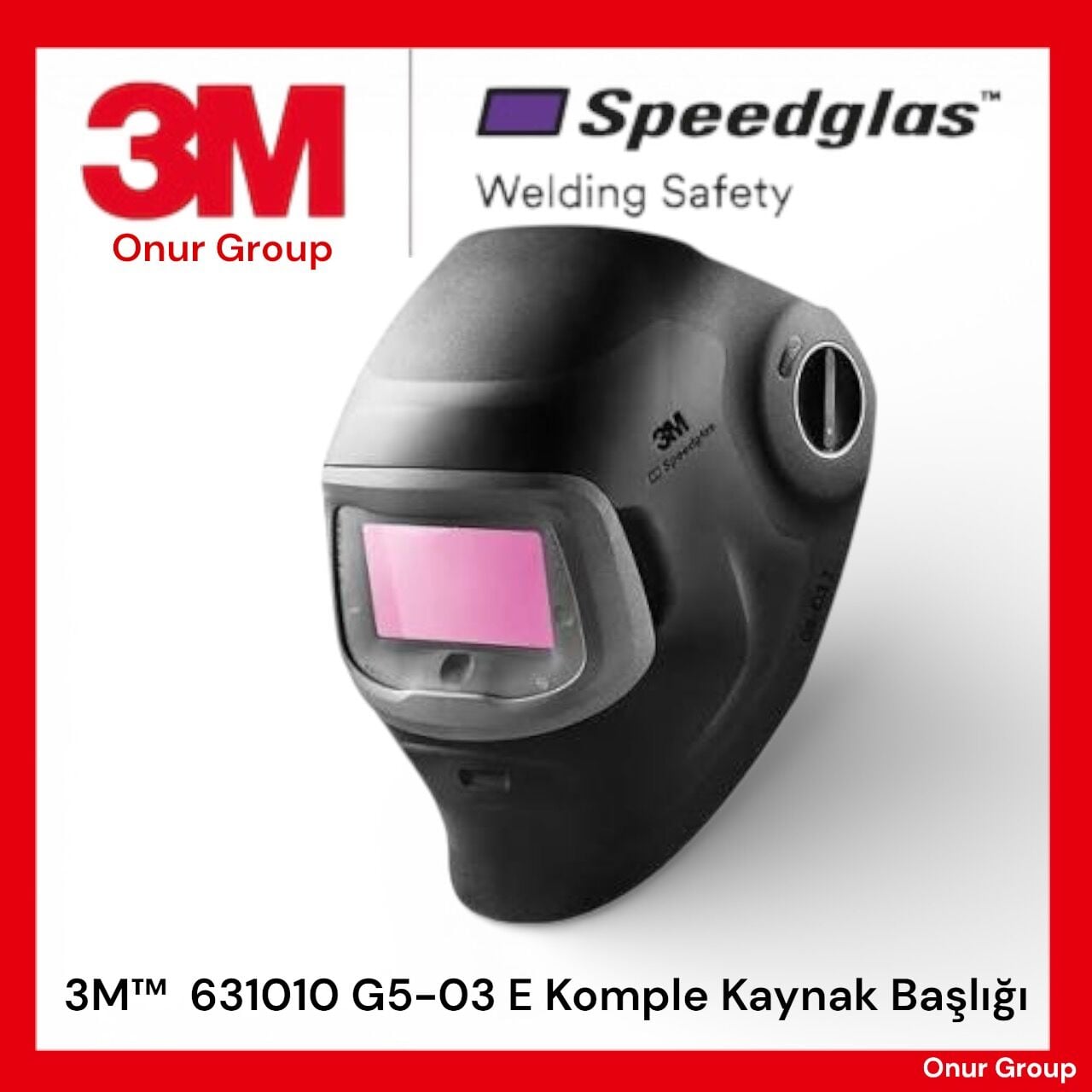3M™ 631010 Speedglas™ G5-03 E Komple Kaynak Başlığı