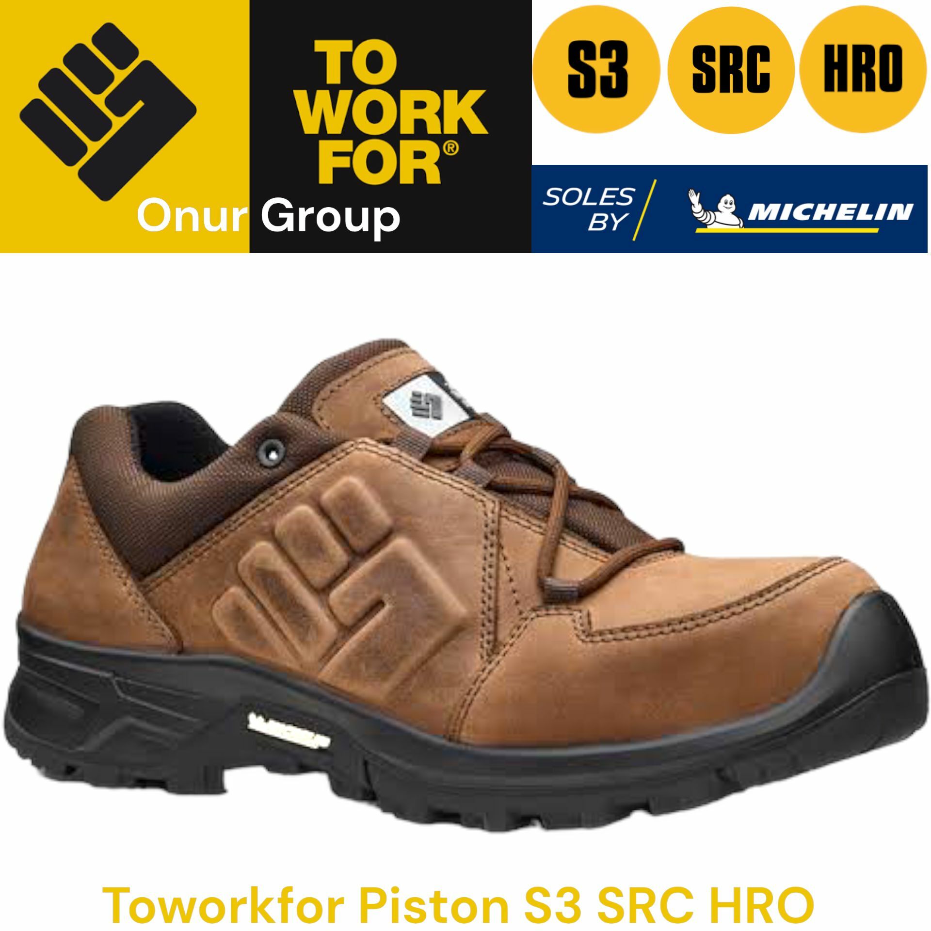 Toworkfor Piston S3 SRC HRO İş Güvenliği Ayakkabısı