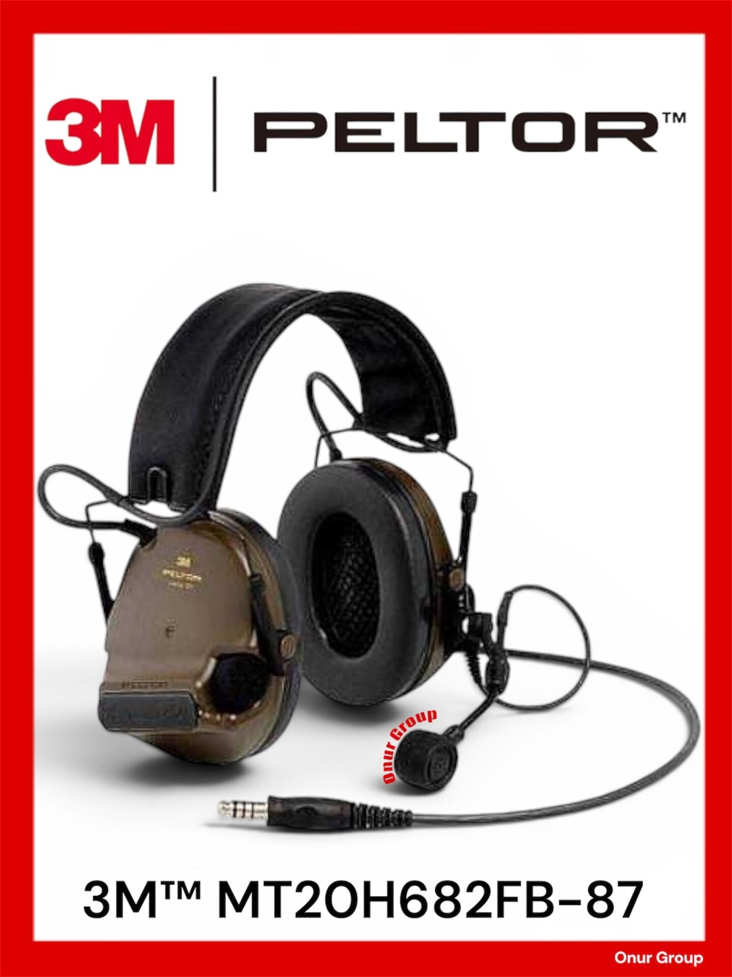 3M MT20H682FB-87 PELTOR™ Kulaklık