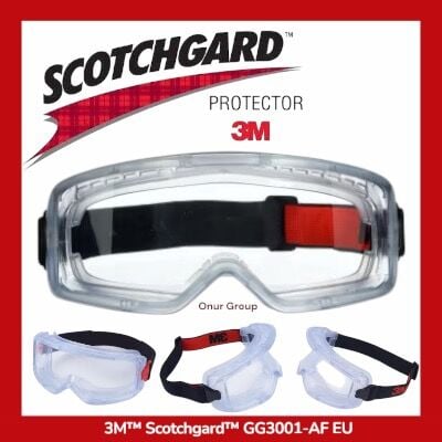 3M™ GG3001-AF EU GoggleGear™ Koruyucu Gözlük