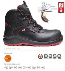 Base B0895S BE-DRY MID S3 WR CI HRO SRC İtalyan İş Güvenlik Ayakkabısı