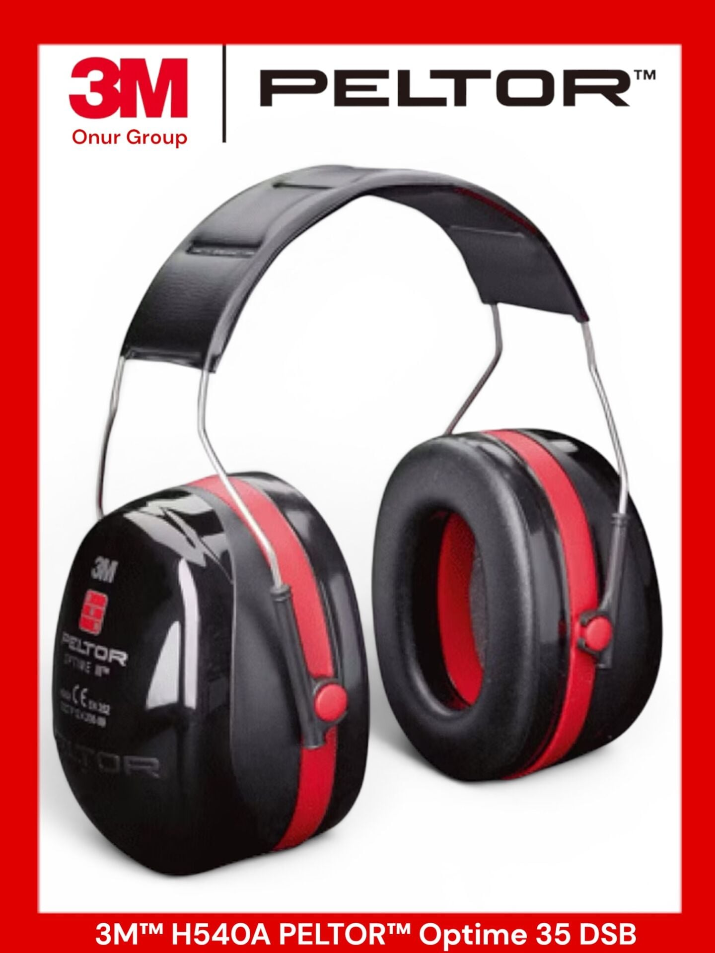 3M H540A Peltor Optime III Baş Bantlı Koruyucu Kulaklık