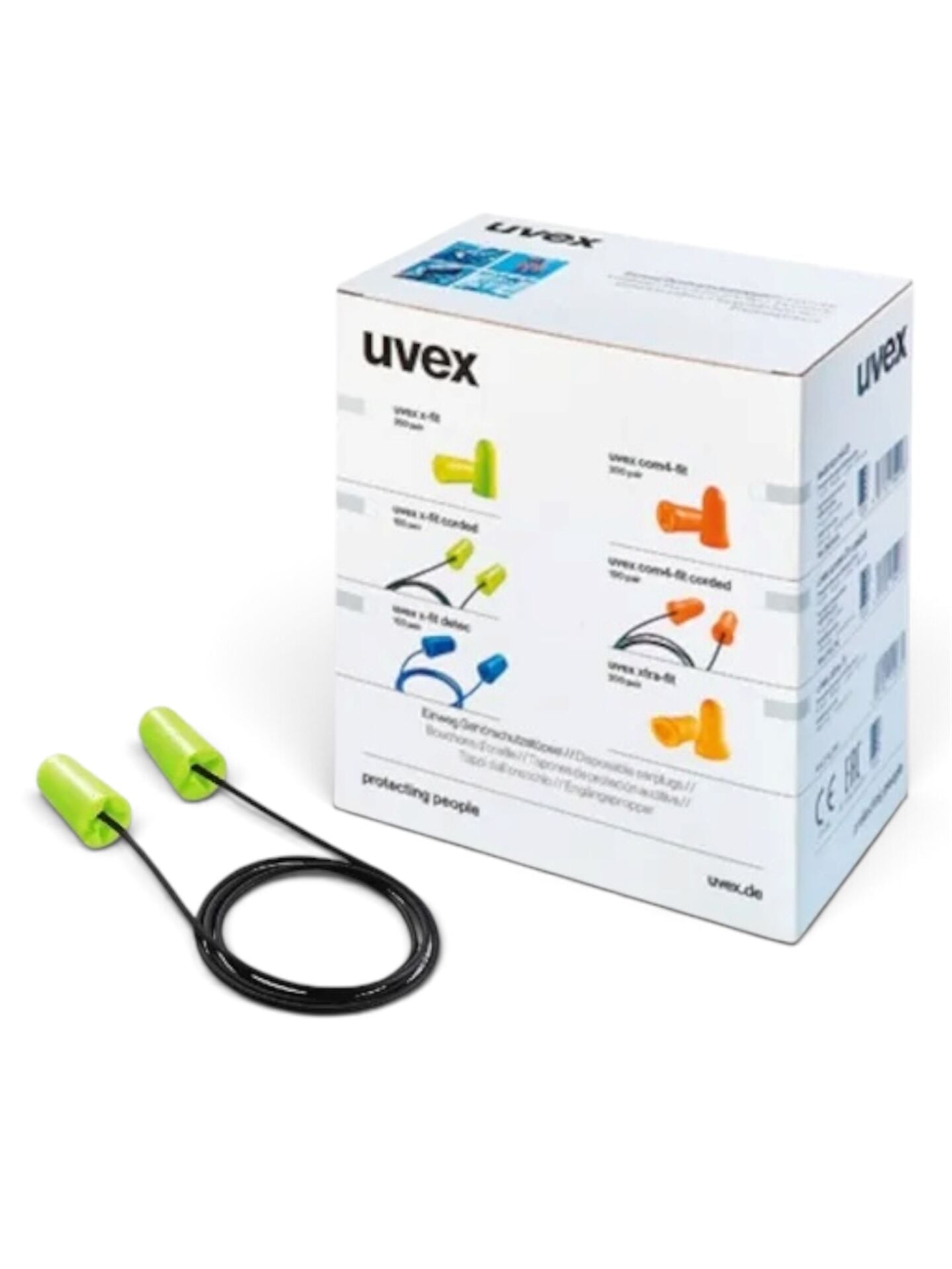 Uvex 2112010 X-Fit Tek Kullanımlık Kulak Tıkacı SNR 37 dB