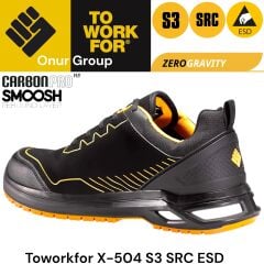 Toworkfor X-504 S3 SRC ESD İş Güvenliği Ayakkabısı