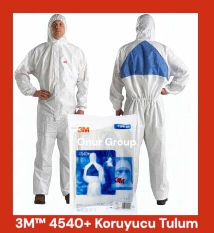 3M™ 4540+ Koruyucu Tulum M CE Tip 5/6 Koruma