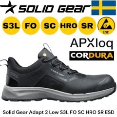 Solid Gear Adapt 2 Low S3L FO SC HRO SR ESD İş Güvenliği Ayakkabısı