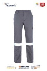 MY FORM Reflektörlü Loopus Gri Renk İş Pantolonu Tecawork®