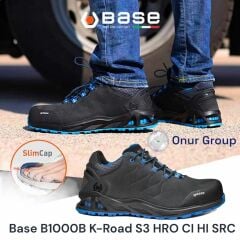 Base B1000B K-Road S3 HRO SRC-42 İtalyan İş Güvenlik Ayakkabısı 42