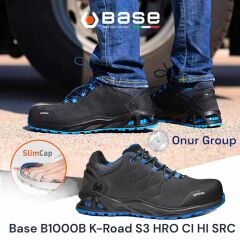 Base B1000B K-Road S3 HRO SRC-42 İtalyan İş Güvenlik Ayakkabısı 42