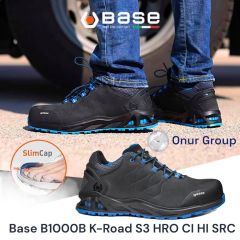 Base B1000B K-Road S3 HRO SRC-43 İtalyan İş Güvenlik Ayakkabısı 43